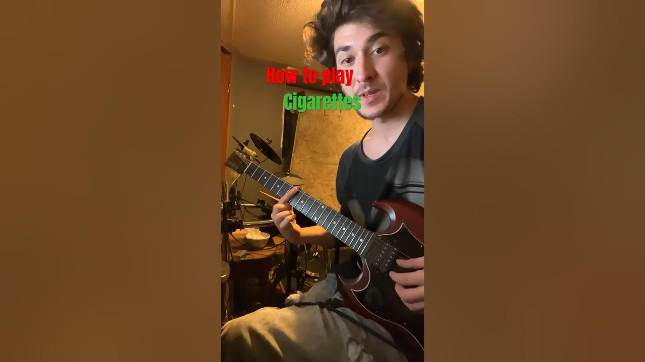How To Play Juice Wrld Cigarettes On Guitar #shorts How To Play Juice Wrld Cigarettes On Guitar #shorts