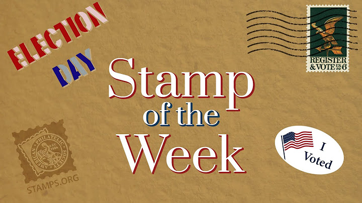 Stamp of the Week: November 5, 2024 - Election Day