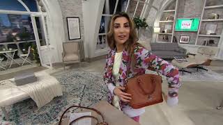 Dooney & Bourke Pebble Leather Darcy Satchel on QVC