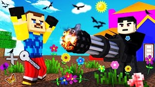 Minecraft - HELLO NEIGHBOR - BLOW UP THE NEIGHBOR?!