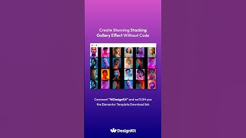 Stacking Gallery Effect Elementor Widget