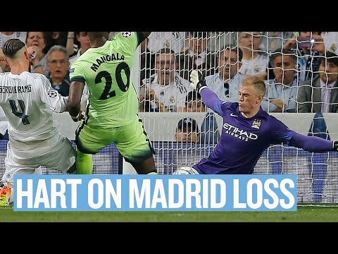 HART REACTS IN MADRID | Real Madrid v Manchester City