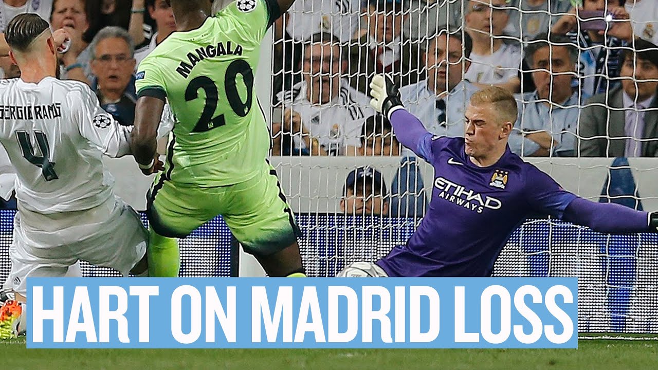 man city owner HART REACTS IN MADRID | Real Madrid v Manchester City