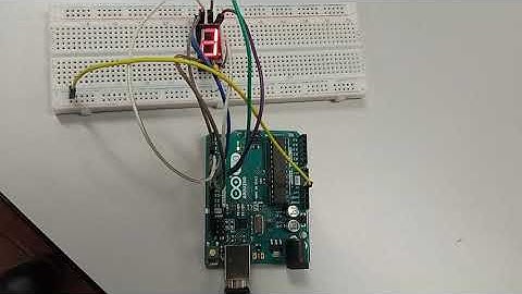 Display 7 segmentos contador 0 a 9 (Arduino)
