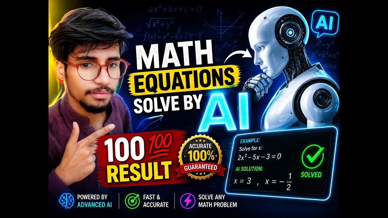 FREE AI Tools for Students | math problems solved by Ai | 34 Hubs - YouTube
