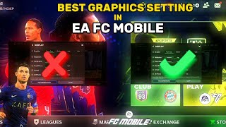 USE THIS GRAPHICS SETTINGS AND MAKE SMOOTH GAMEPLAY || #fcmobile #rkreddy #fcmobilevideos #stopde