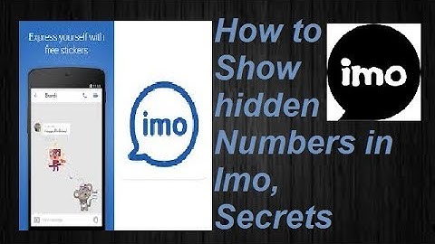 How to show hidden number in Imo (secret tips) imo secrets