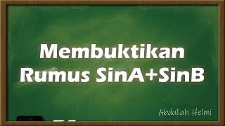 Matematika dasar fisika (membuktikan rumus sina+sinb)