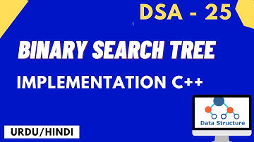 Implementation insertion BST C++ Urdu/Hindi ||Jawad Aslam