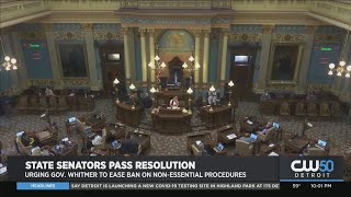 State Senators Pass Resolution Urging Gov. Whitmer To Ease Ban On Non-Essential Procedures