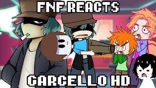 Friday Night Funkin' reacts to Garcello HD with NONSENSE | xKochanx | FNF reacts | GACHA screenshot 4