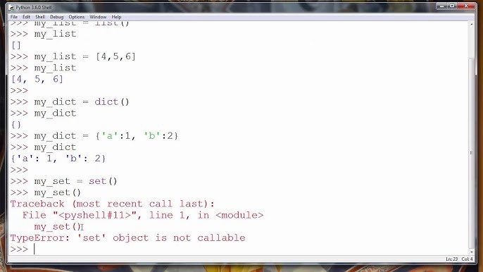 How to make an empty list, dictionary, set or tuple in Python (Python built-in data structures) - YouTube How To Make An Empty List, Dictionary, Set Or Tuple In Python (Python Built-In Data Structures) - Youtube