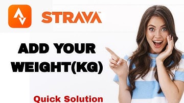 How To Add Your Weight (kg) On Strava App | Step By Step