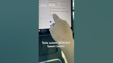 Tesla update 2024.14.9 updates including speed camera warning #teslaclub