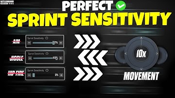 Perfect SPRINT SENSITIVITY For Fast Movement | Best Sprint Sensitivity | BGMI/PUBG MOBILE