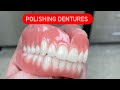 HOW TO POLISH FESTOONED DENTURES. عربي