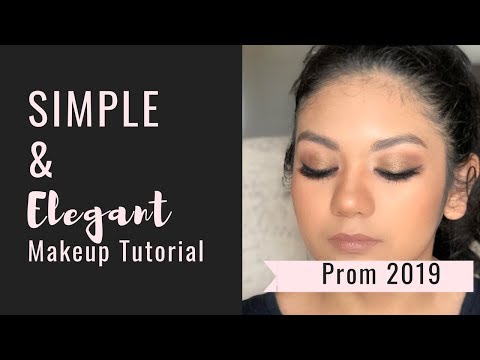 Simple & Elegant Makeup Tutorial for Prom 2019