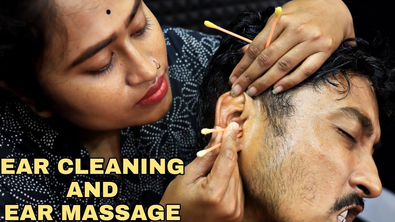 Ear Massage & Earwax Removal by Barber Gurl Pakhi Head Massage & Neck