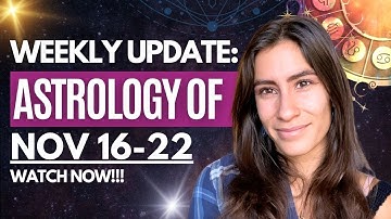 WEKELIJKSE ASTROLOGIEVOORSPELLING 💧 16-22 november 2025 | Genezing en verbinding!