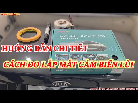 Video: Làm thế nào để bạn cài đặt cảm biến lùi đỗ xe?