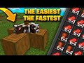 How to Make the Easiest Cow Farm the Fastest Way (Minecraft Java & Bedrock)