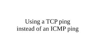 TCP ping network utility screenshot 1