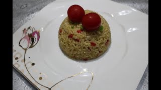 Bulgur Pilaf  طرز تهیه بلقور پلاو ترکی