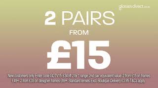 Glasses Direct - 2 for £15