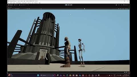 Medieval Parkour - Game Development - 37 - Enemy AI - Skeleton - Move To Player - Unity