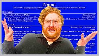 Why Intern Jobs REFUSE to Hire You | Recruiter Reviews Resume