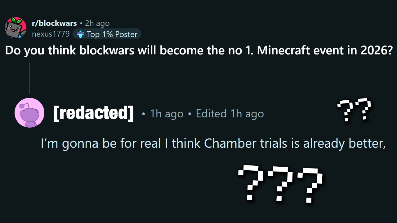 Я просто не понимаю (Block Wars Reddit)