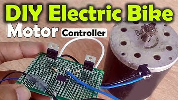 Arduino Project: Electric Bike | Bicycle | E Bike Motor controller using mc33152 & Parallel MOSFETs
