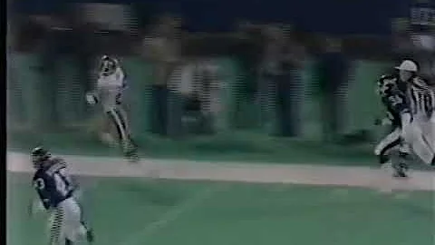 Joe Montana to Renaldo Nehemiah