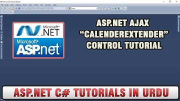 ASP.NET AJAX Tutorial In Urdu - "CalenderExtender" Control Tutorial