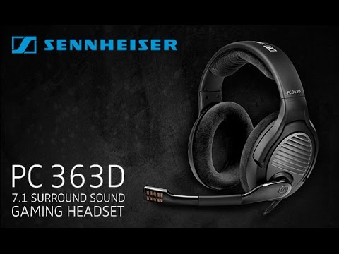 Sennheiser PC-363D Gaming Headset 7.1 - YouTube