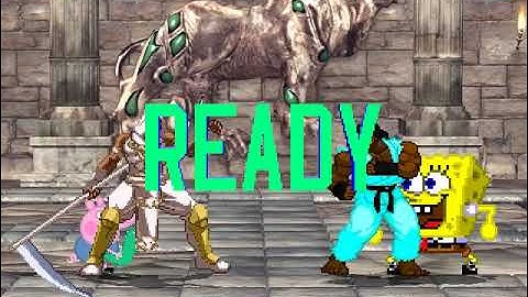 MUGEN Request: Zasalamel & George Pig Vs Neo Zekrom V2 & Spongebob V2