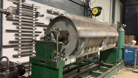 1st video Combine rotor balancing.