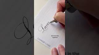 Lavender Written In Copperplate Calligraphy Learn Copperplate W Us
