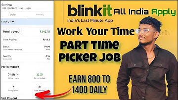 Blinkit Part Time Picker Jobs || Blinkit Picker || Md Samir Iqbal || #blinkit #samiriqbal