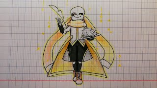 How to draw Sans, cute sans, How to draw Gaster Blaster, Undertale, Cách vẽ Sans đơn giản