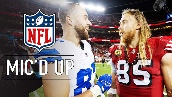 George Kittle Mic'd Up, "Are we not friends?" vs. Cowboys Week 8, 2024