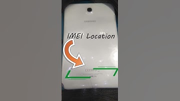How to find SAMSUNG tablet IMEI Number #shorts