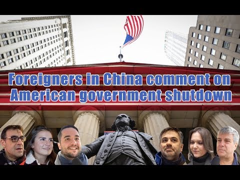 Foreigners in China comment on American government shutdown 