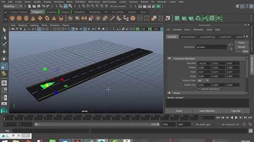 Maya 2016 animation tutorial : Attach an object to an animated path