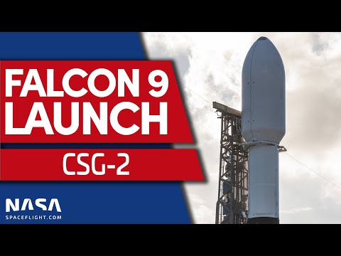 LIVE: SpaceX Falcon 9 Launch and Landing | CSG-2 Mission