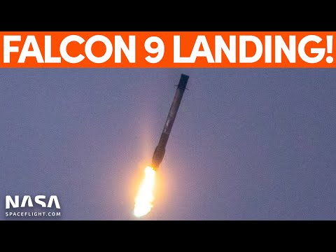 SpaceX Falcon 9 Sunset Launch and Landing Highlights - OneWeb Flight #15