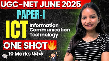 ICT UGC NET PAPER-1 JUNE 2025 ONE SHOT 🔥 | FREE CRASH COURSE