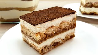 In 10 minutes dessert WITHOUT baking! Tiramisu in 10 minutes and delicious sweets are ready #114
