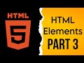 what are HTML elements | Learn HTML part 3