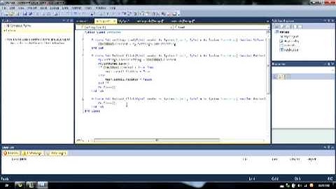 Visual Basics Tut #1 - Adding Settings to Your Project